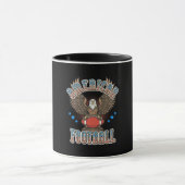Mug Drapeau américain de football (Centre)