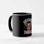 Mug Drapeau américain de football (Devant gauche)