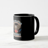 Mug Drapeau américain de football (Devant droit)