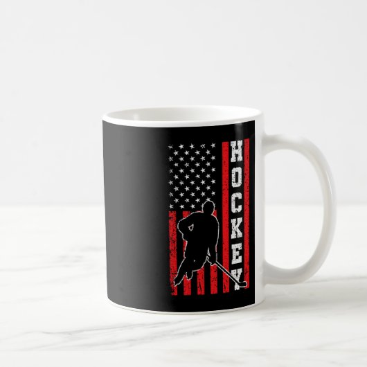 Mug Drapeau américain de hockey garçons 4 juillet Hock (Droite)