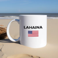 Drapeau américain de Lahaina couleur claire