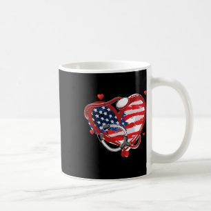 Mug Drapeau américain de l'infirmière 4 juillet patrio