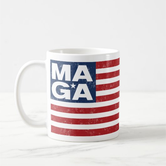 Mug Drapeau américain de MAGA (Gauche)