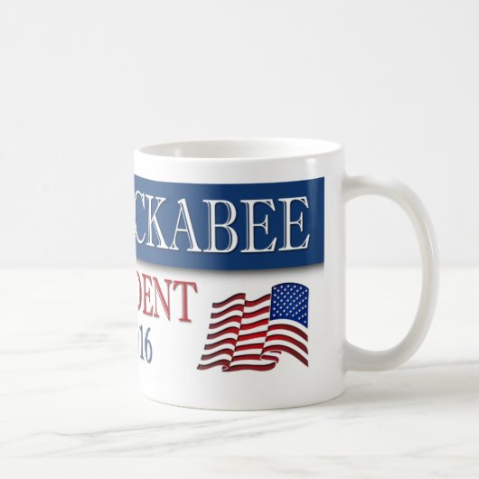 Mug Drapeau américain de Mike Huckabee 2016 (Droite)