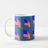 Mug Drapeau américain de ondulation (Gauche)