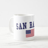 Mug Drapeau américain de San Ramon (Devant gauche)