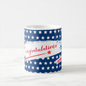 Mug Drapeau américain des Etats-Unis de félicitations (Centre)