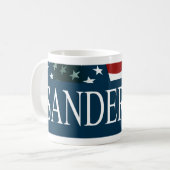 Mug DRAPEAU AMÉRICAIN des ponceuses 2016 de Bernie (Devant gauche)