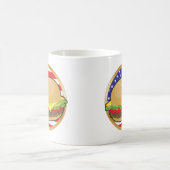 Mug Drapeau américain d'hamburger (Centre)