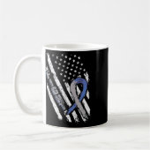 Mug Drapeau américain Diabète Type 1 Sensibilisation S (Gauche)