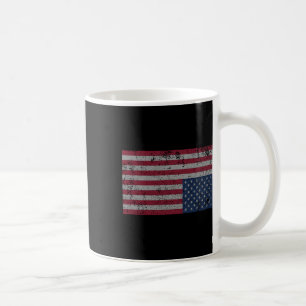 Mug Drapeau Américain Distress Vers Le Bas États-Unis