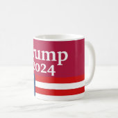 Mug Drapeau américain Donald Trump 2024 (Devant droit)