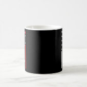 Mug Drapeau américain drôle avec navettes Badminto vin (Centre)