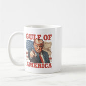 Mug Drapeau Américain Drôle Du Golfe Des États-Unis (Gauche)