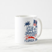 Mug Drapeau américain du golfe des États-Unis 2025 Flo (Devant droit)