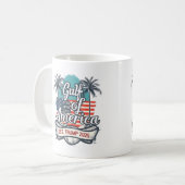 Mug Drapeau américain du golfe des États-Unis Trump 20 (Devant gauche)
