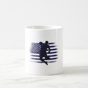 Mug Drapeau américain du maillot de football américain