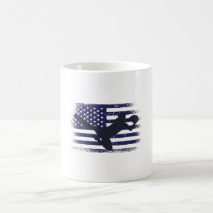 Mug Drapeau américain du maillot de football américain