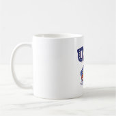 Mug Drapeau américain du maillot de football américain (Gauche)