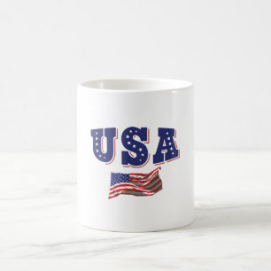 Mug Drapeau américain du maillot de football américain