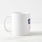 Mug Drapeau américain du maillot de football américain (Gauche)