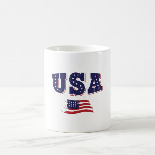 Mug Drapeau américain du maillot de football américain