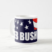 Mug Drapeau américain du président Jeb Bush 2016 (Devant gauche)