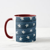 Mug Drapeau américain en bois (Gauche)
