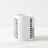 Mug Drapeau américain en détresse (Centre)