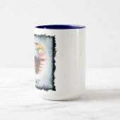 Mug Drapeau américain et aigle de l'armée (Centre)