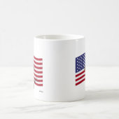 Mug Drapeau américain et croix robuste (Centre)