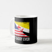 Mug Drapeau américain et drapeau de Brunei Meilleure f (Devant gauche)