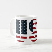Mug drapeau américain - Etats-Unis (Devant gauche)