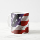 Mug Drapeau américain - Étoiles et rayures (Devant gauche)