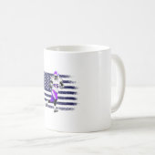Mug Drapeau américain Fan Jersey Shirt USA (Devant droit)