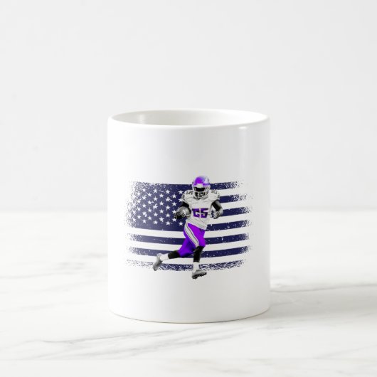 Mug Drapeau américain Fan Jersey Shirt USA (Centre)