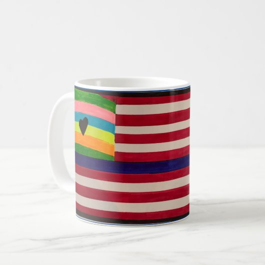 Mug Drapeau américain inclus (Devant gauche)