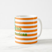 Mug Drapeau américain irlandais (Devant droit)