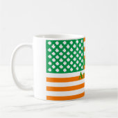 Mug Drapeau américain irlandais (Gauche)