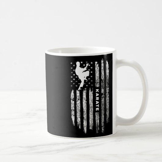 Mug Drapeau américain Karate Vêtements - Karateka Vint (Droite)