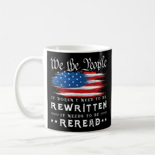 Mug Drapeau américain La constitution des États-Unis d
