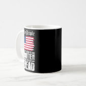 Mug Drapeau américain La constitution des États-Unis d (Devant gauche)
