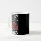 Mug Drapeau américain Lacrosse LAX (Devant gauche)