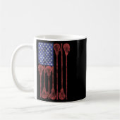 Mug Drapeau américain Lacrosse Stick (Gauche)