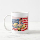 Mug Drapeau américain Lady Liberty Independence (Gauche)