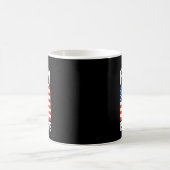Mug Drapeau américain Liberté Soldat Mem (Centre)