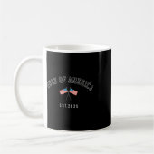 Mug Drapeau Américain M Du Golfe De L'Amérique Est 202 (Gauche)