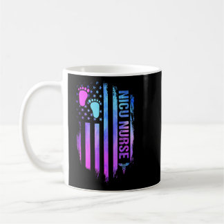 Mug Drapeau américain mignon Patréotique Nicu Nurse pr