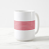 Mug Drapeau américain moderne étoiles 4 juillet (Devant droit)