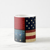 Mug Drapeau Américain, Motif sans chichi. (Centre)